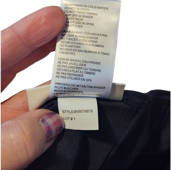 Michael Kors NWT $82 Underwire Bikini Top Navy Blue, Medium & Large Available - Picture 13 of 14